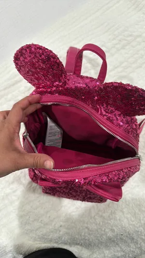 Disney Minnie Mouse Pink Sequin Loungefly Mini Backpack thumbnail 5