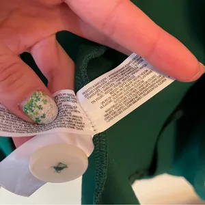 Primark Emerald Sleeveless Vest with White Buttons thumbnail 7