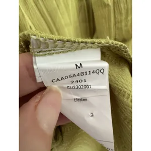 NWD Cupshe Lime Green Flared Sleeve Mini Dress Size Medium thumbnail 7