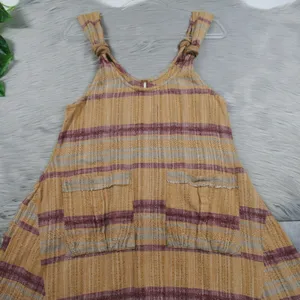 FREE PEOPLE Harper Striped Maxi Tank A-Line Swing Dress Women's Size Small thumbnail 7
