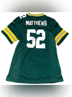 Nike Clay Matthews Green Bay Packers Game Jersey NFL Football thumbnail 2