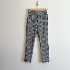 Hollister | NWT Gingham Crop Tank & High-Rise Pants Set in‎ Black White thumbnail 4