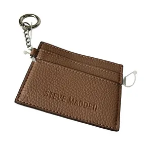 Steve Madden brown card coin wallet thumbnail 1