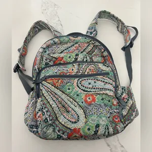 Colorful Patterned Women's Backpack thumbnail 1