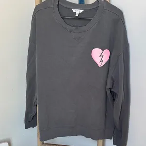 Wildfox Gray Sweatshirt with Pink Text thumbnail 1