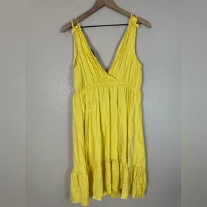 Majorelle Esther Midi Dress in Canary Yellow size Small $215 thumbnail 8