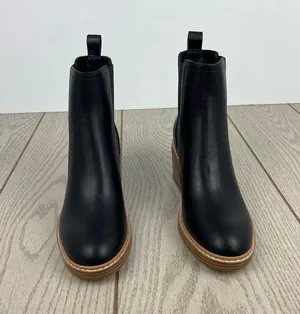 Marc Fisher Women's Modesty Block Heel Dress Booties 6.5M Black $149 thumbnail 2
