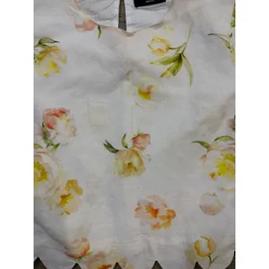 Vici Floral Scallop Hem Blouse Small Romantic Cottagecore Spring Top thumbnail 3