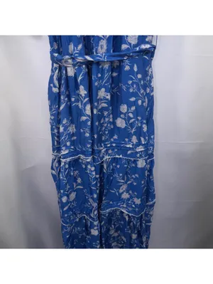 Tuckernuck L Blue Floral Belted Maxi Dress thumbnail 11