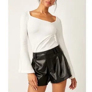 Free People On A Cloud Bodysuit Ivory Hippie Boho Bell Sleeve Size Medium thumbnail 2
