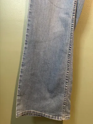 Lee Riders by Lee 10P Y2K Bootcut Jeans Sequin Pocket Dark Wash Retro Denim Indi thumbnail 4