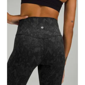 Lululemon Wunder Train High-Rise Tight 25" 12 NWT Hideaway Camo Deep Coal Multi thumbnail 4