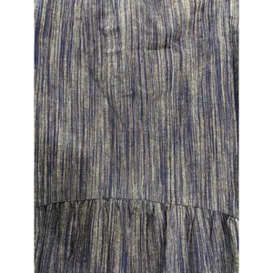 Pinch Blue Tiered Ruffle Dress Small Boho Flutter Sleeve Midi thumbnail 7