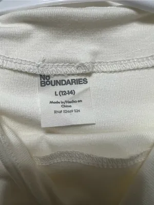 No Boundaries Cream Mock Neck Ruched Side Sleeveless Tank‎ thumbnail 2
