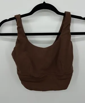 Lululemon Align Tank Top Roasted Brown Nulu Yoga Crop Top Size 6 LW2D41S thumbnail 1