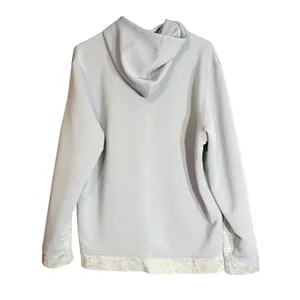 ASICS Womens Size Large Gray D1 Quarter Zip Hoodie Pullover Athletic Running Top thumbnail 3