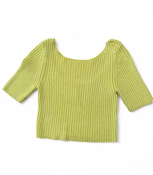 Free People San Lucas Pullover in Sunny Lime Combo Size Large thumbnail 3