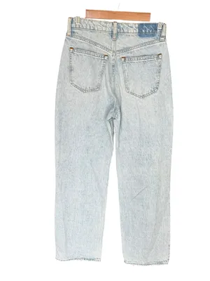Abercrombie - NWT The Loose High Rise Jean Light Acid Wash Sz 25 thumbnail 5