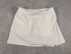 womens under armour skort nwot white skirt‎ large Golf Pickleball Tennis Shorts thumbnail 1