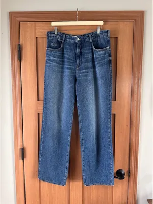 Pilcro Anthropologie High Rise Relaxed Wide Leg Jeans Women’s size 30T Tall thumbnail 13