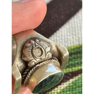 925 sterling silver ring band size 9.75 15.93g lot d2 large ring thumbnail 9