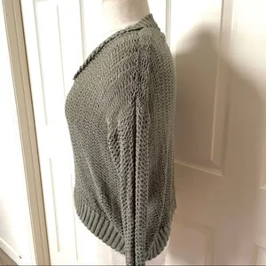 Kensie olive green long sleeved sweater S thumbnail 3