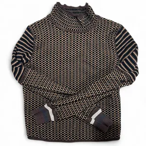 Free People We The Free Mixed Print Mock Neck Sweater thumbnail 2