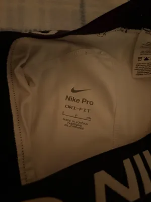 White Nike Pro Shorts Spandex thumbnail 3