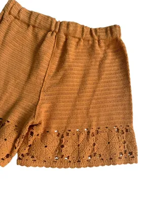 CURRENT AIR Orange Knit Shorts Size Medium NEW NWT thumbnail 3