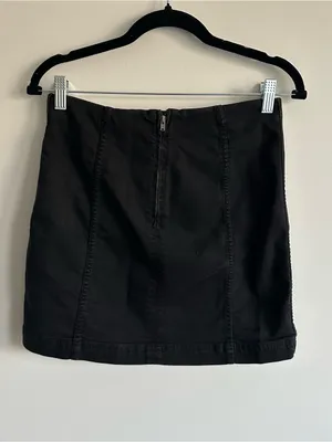Free People Modern Femme Black Skirt thumbnail 5