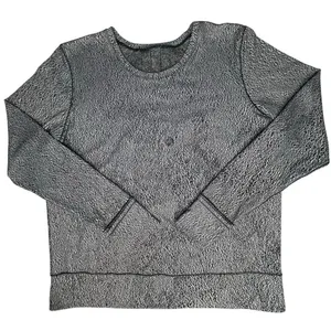 Lululemon Rush Hour Long Sleeve shirt 12 Running Luon Spray Jacquard White Black thumbnail 5