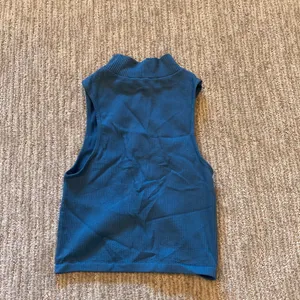 Zara blue knit top thumbnail 3