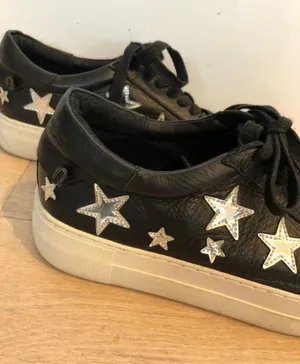J/Slides Silver Star Sneakers thumbnail 4