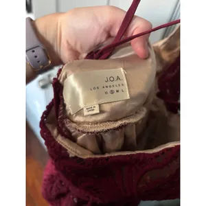 J.O.A. Lace Halter Neck Mini Dress thumbnail 6