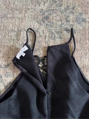1. State Black Lace-Trim Peplum Camisole Size S thumbnail 9