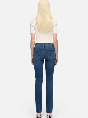 Seven For‎ All Mankind Kimmie Straight Denim Jeans thumbnail 3