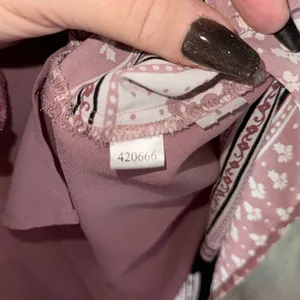 LOFT Sheer Blouse, XL, Mauve Pink Color thumbnail 6