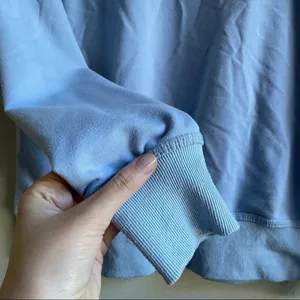 3/ $25‎ L- Robin’s Egg Blue Crew Neck Women’s Sweater Fall Winter Warm thumbnail 3