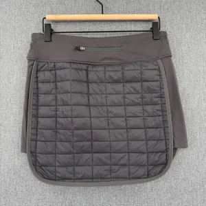 Little Donkey Andy Womens Padded Quilted Insulated Skirt Gray Small Running Golf thumbnail 2