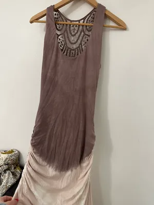 Anthropologie Crochet Backless Maxi Dress thumbnail 4