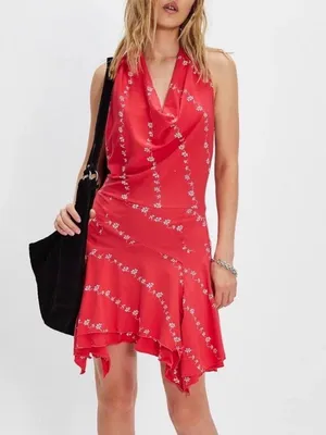 Free People Electric Days Printed Mini Dress thumbnail 9