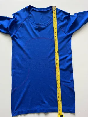 lululemon athletica Swiftly Tech Long Sleeve 2.0 Cerulean Blue-Size 6 thumbnail 5