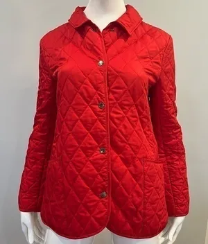 Steve & Barry’s Quilted Jacket in Red thumbnail 1