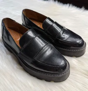 Franco Sarto Black Patent Leather Brindy Platform Loafers thumbnail 1