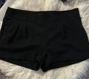 Express Black High Waist Shorts thumbnail 1