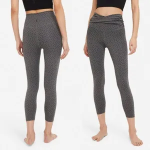 Nike • Yoga Polka Dot Black and Grey High Waisted Size Small thumbnail 2