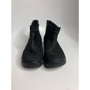 Merrell Ankle Boots Womens 8.5 Black Good Faux Fur Lined Leather J003616 thumbnail 2