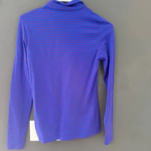 Lohla Sport Womens XS Blue Red Striped Quarter Zip Long Sleeve Golf Top Portugal thumbnail 6