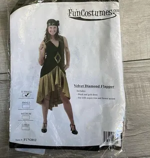 Flapper Halloween Costume Size XS thumbnail 1