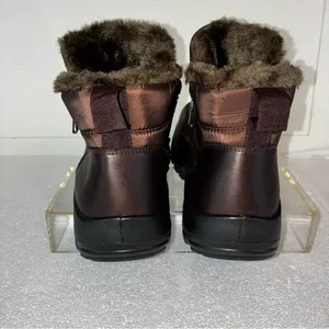 ❄️🥶Size:10 Brown Winter Cozy Boots with Durable Soles and Classic Design thumbnail 6
